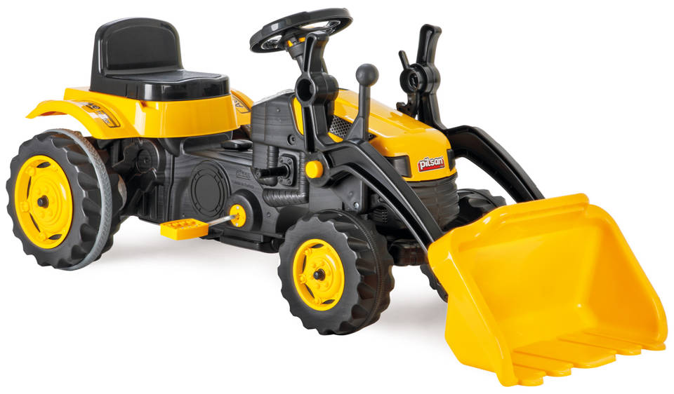 Pedaalidega traktor-ekskavaator