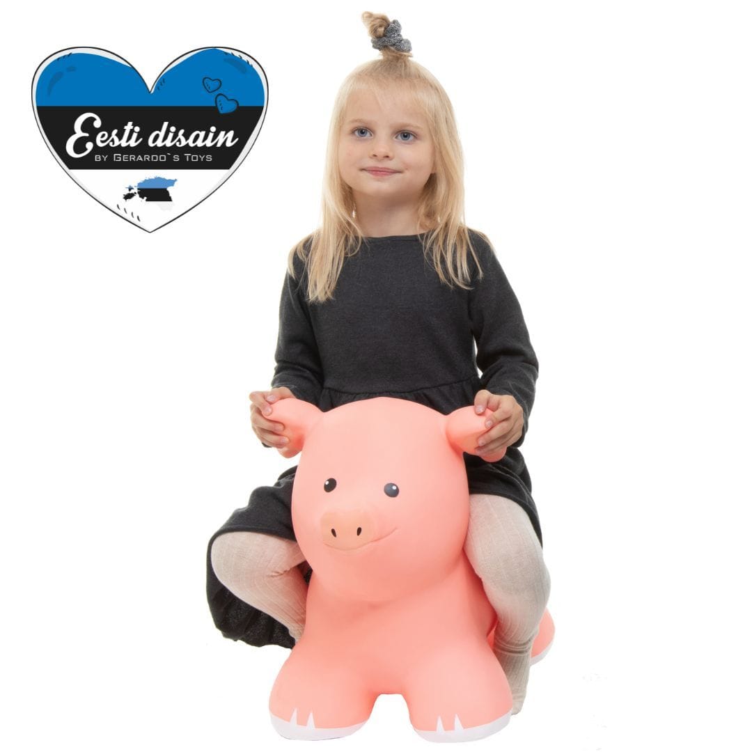 Gerardo’s Toys Jumpy hüppeloom Notsu, roosa