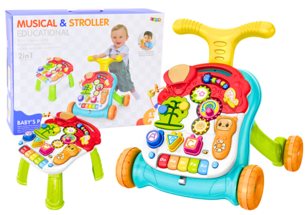 Käimistugi-laud 2in1, valgus- ja heli
