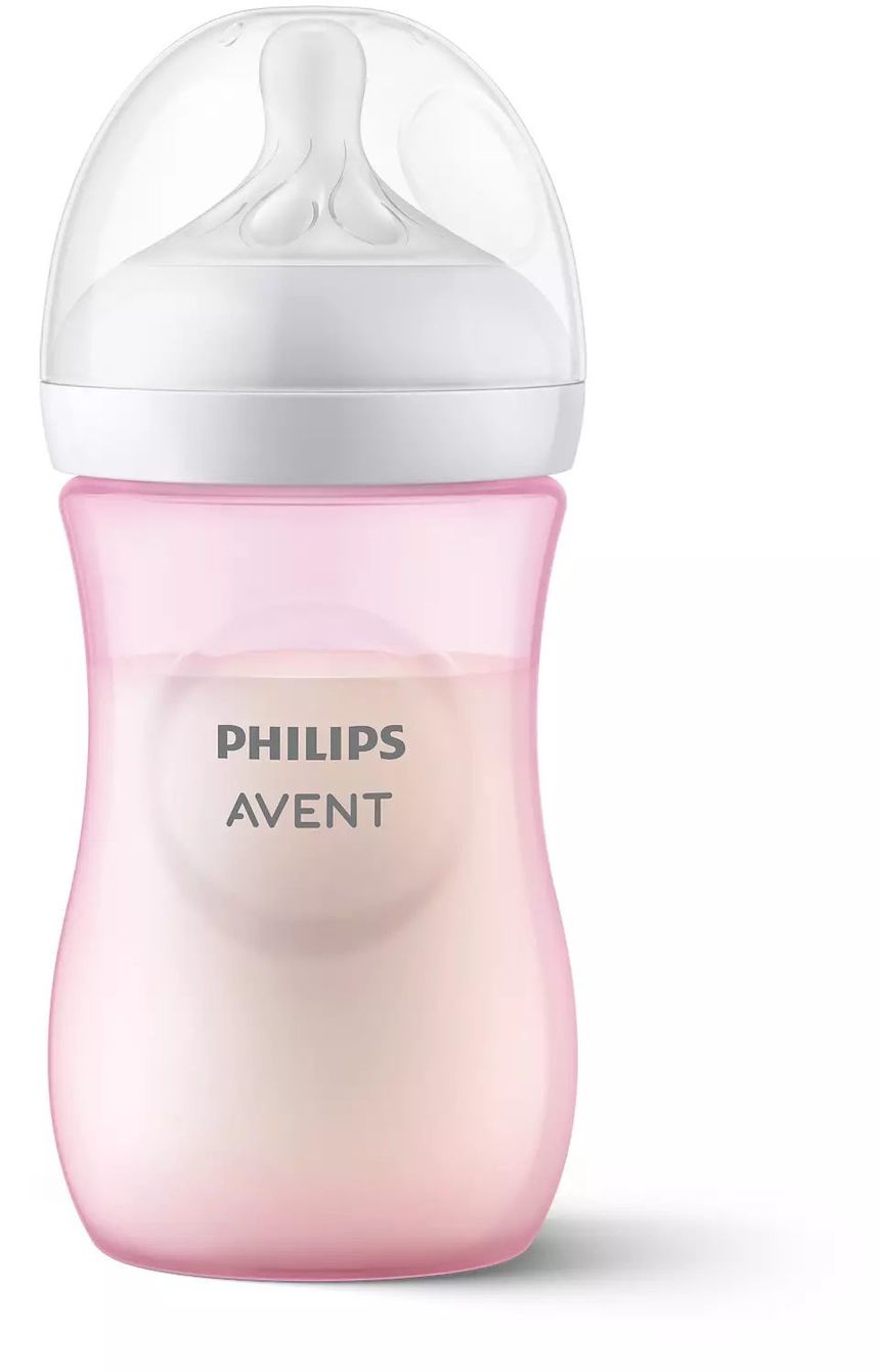 Lutipudel Philips Avent “Natural Response” 260ml, roosa, 3+ kuud