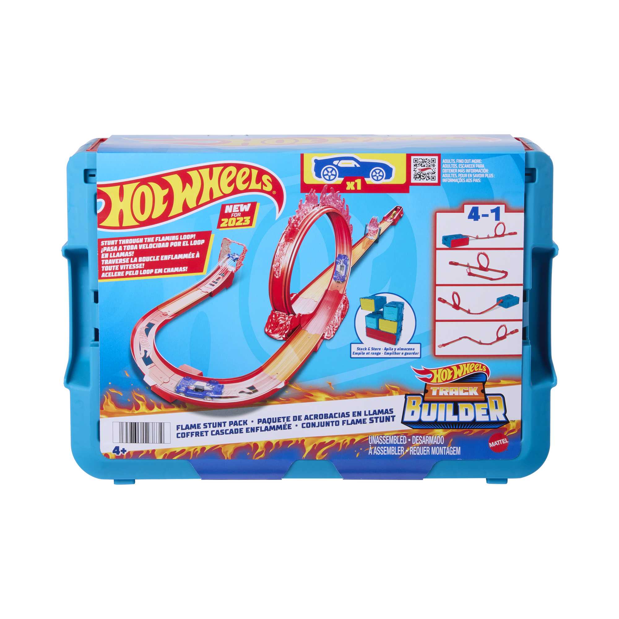 Hot Wheels® Track Builder leegitsev surmasõlmerada
