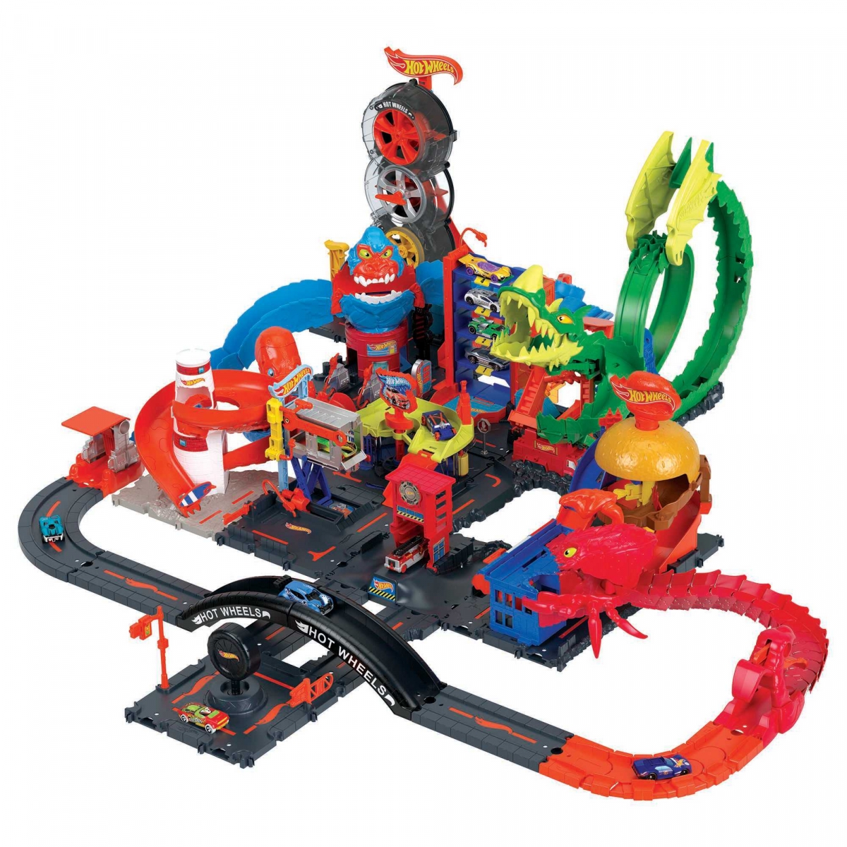 Hot Wheels® City südalinna ehituskomplekt