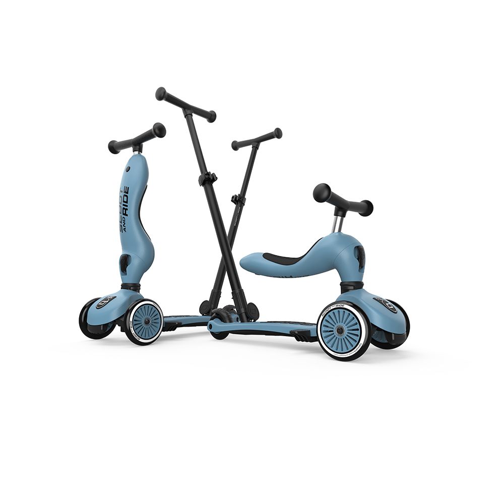 Scoot and Ride ratas Highwaykick 1 “Push and Go”, Steel
