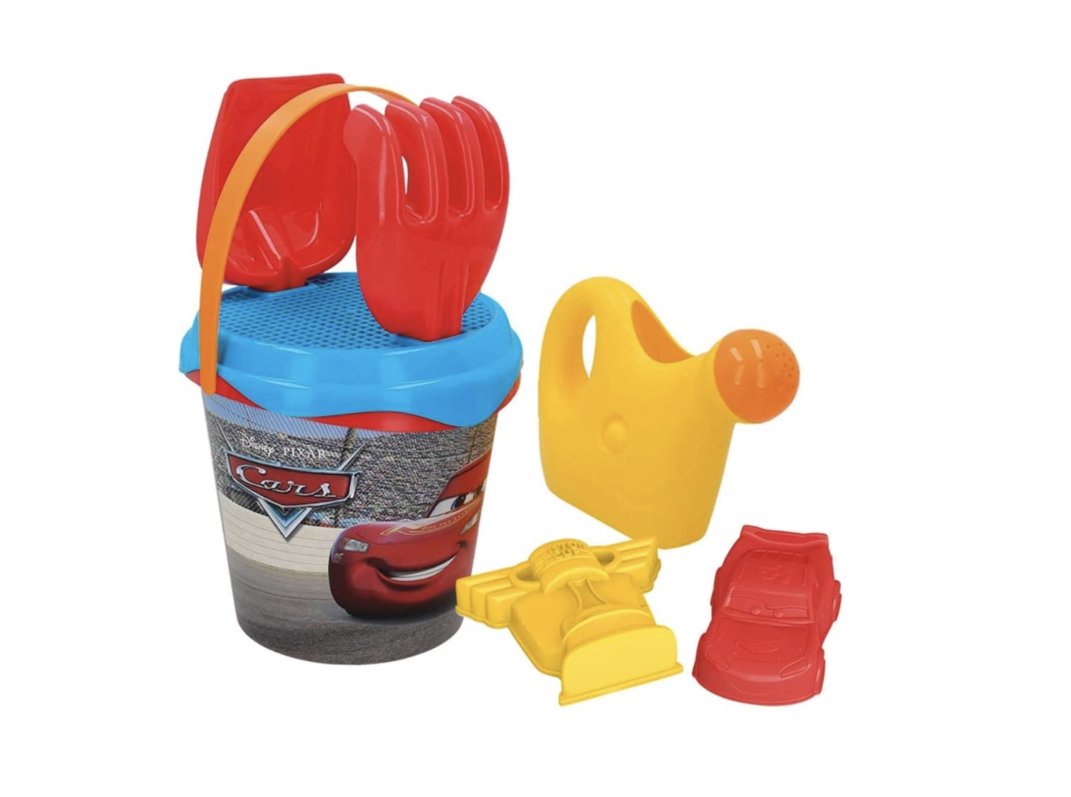 Liivakastimänguasjad ämbris “Cars”