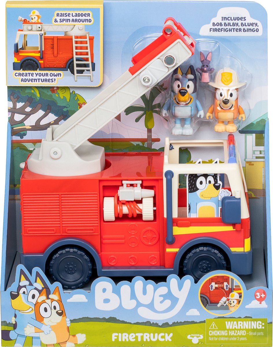 Bluey mängukomplekt “Tuletõrjeauto”