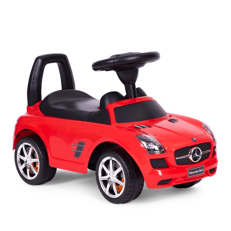 Pealeistutav tõukeauto Mercedes SLS AMG, punane