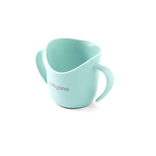 Ergonoomiline sangadega tass Babyono, 120ml, 6+ kuud