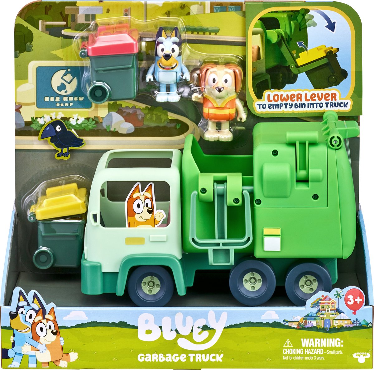 Bluey mängukomplekt “Prügiauto”