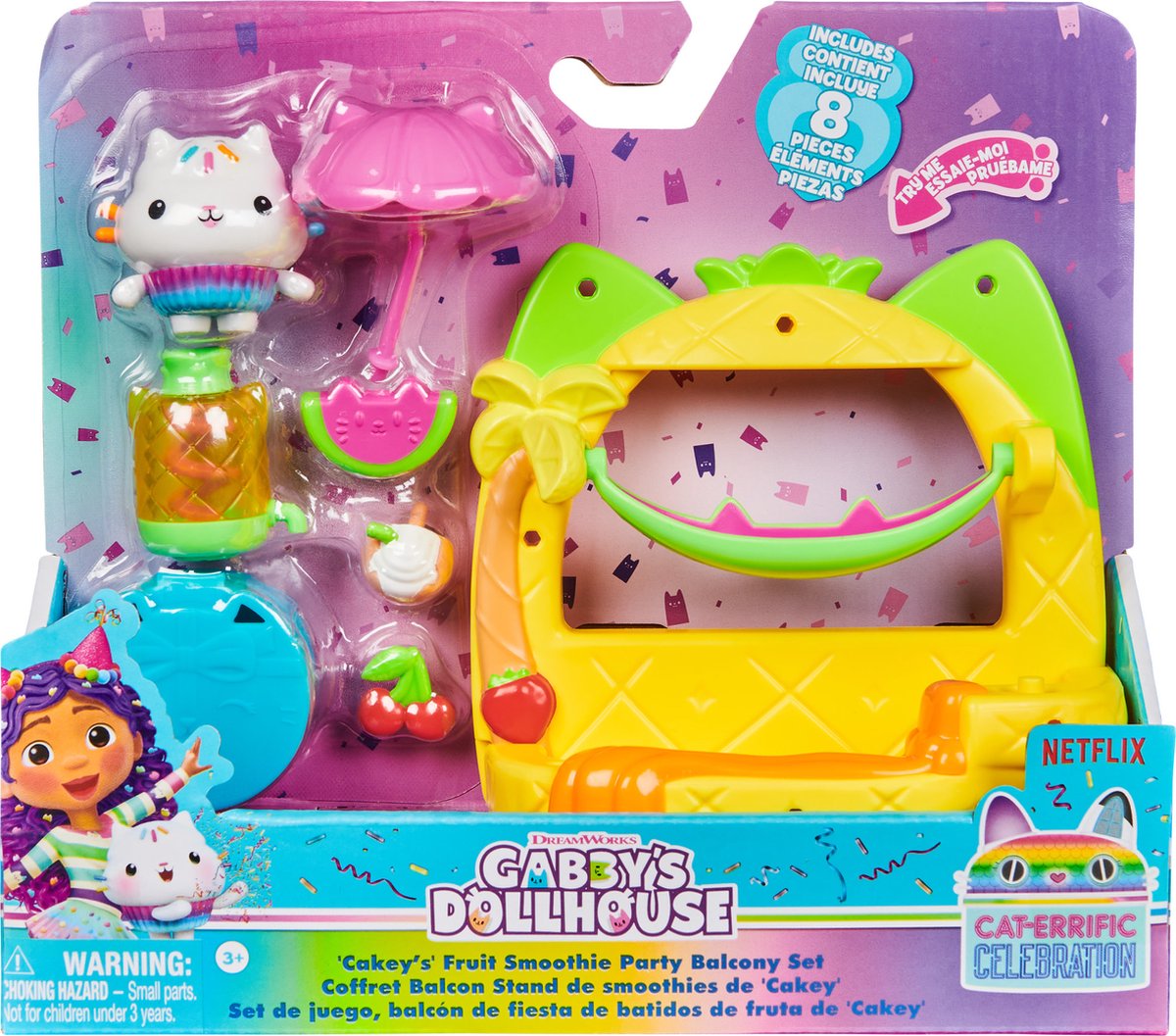 Gabby’s Dollhouse mängukomplekt “Koogikese rõdu”