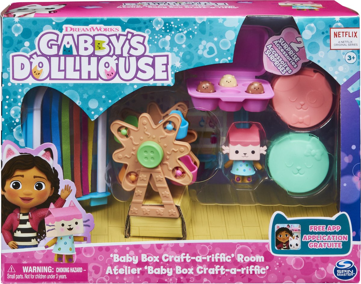 Gabby’s Dollhouse mängukomplekt “Meisterdamise tuba”