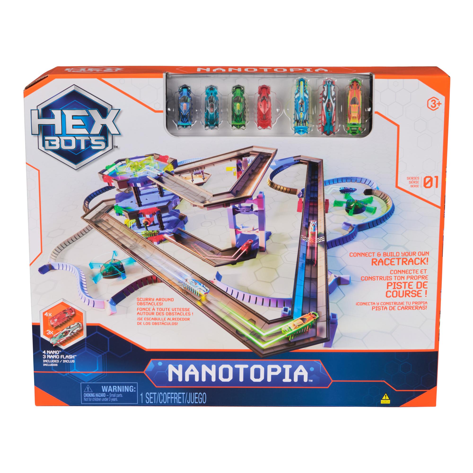 Interaktiivne Hex Bots mängukomplekt “Nanotopia”