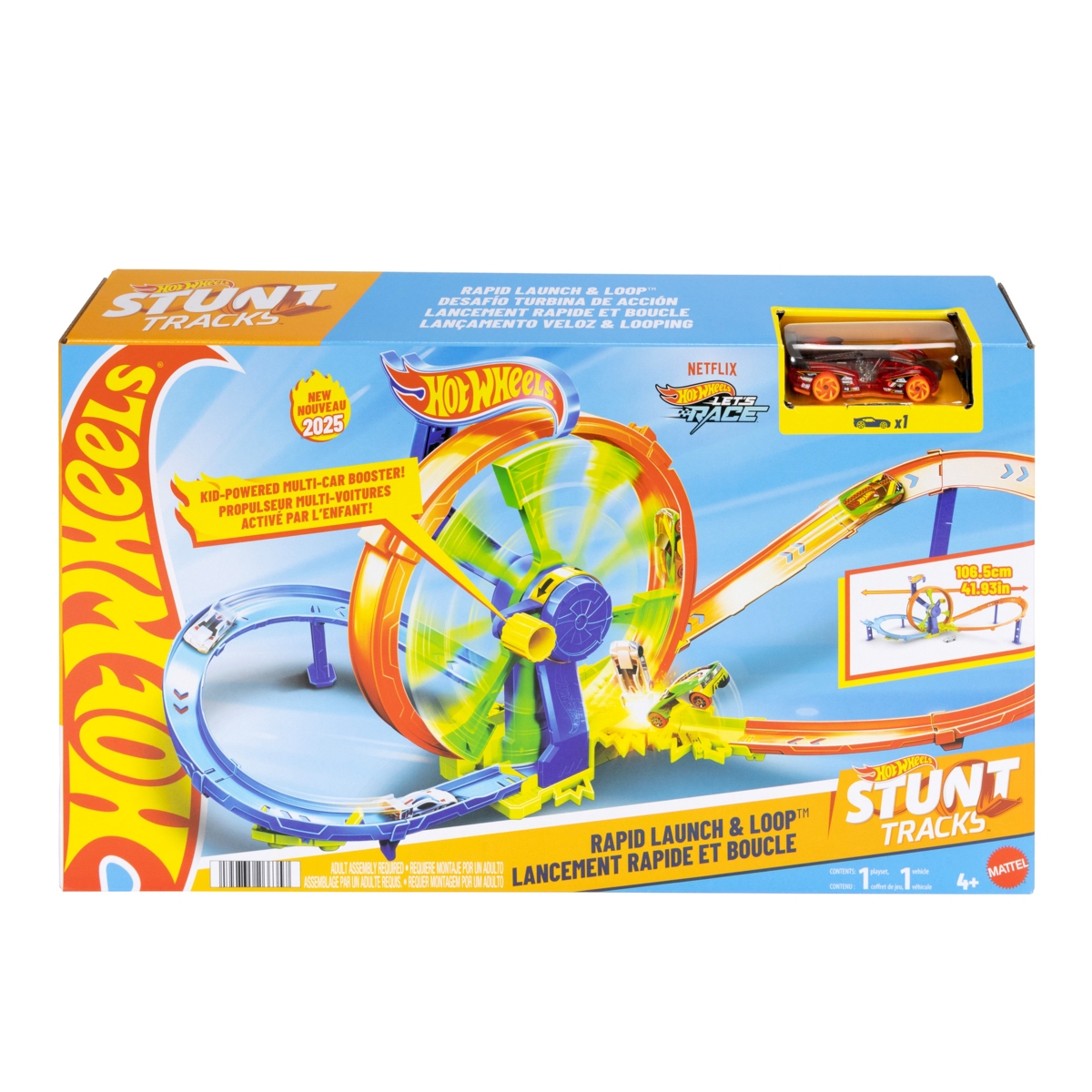 Hot Wheels® kiirendusega võistlusrada