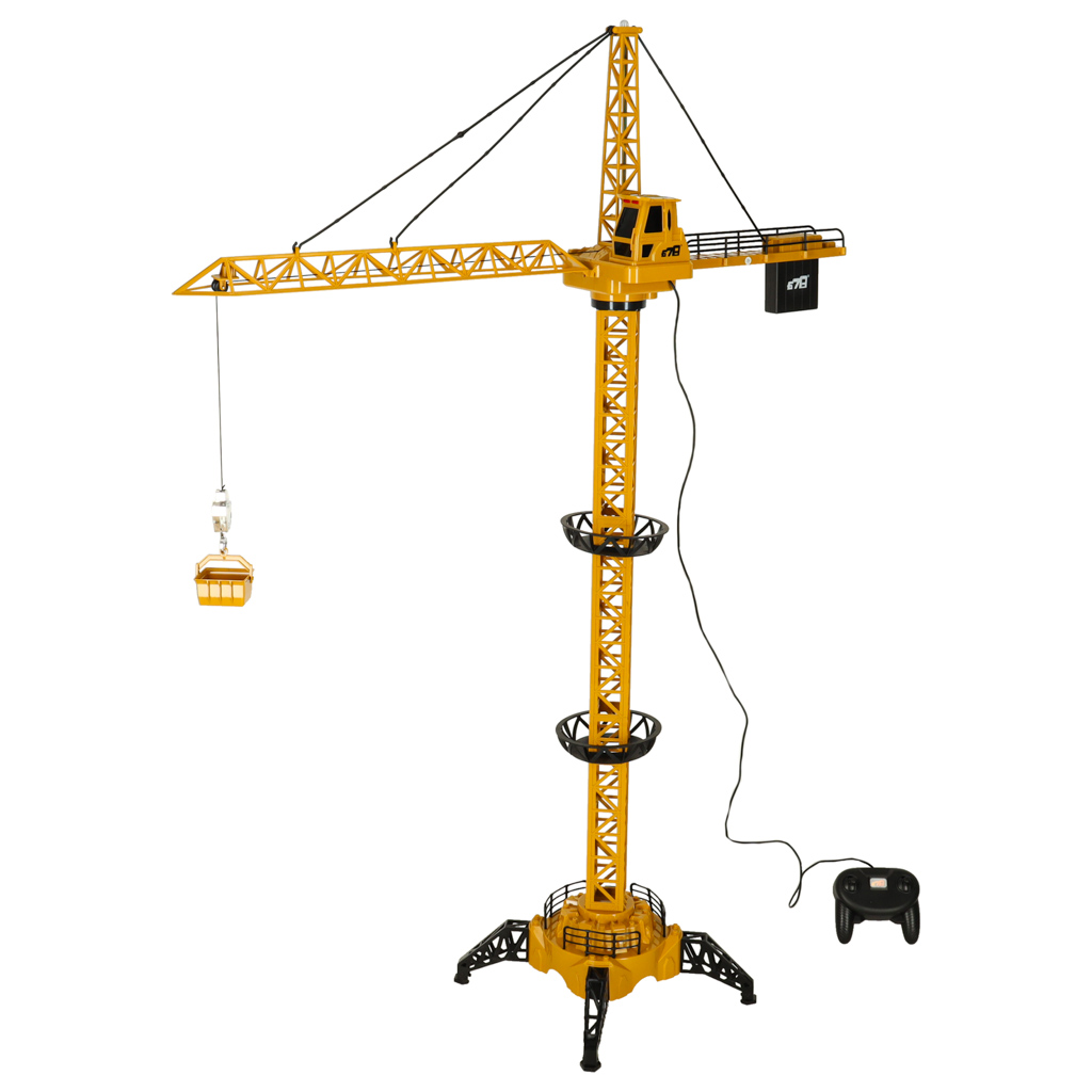 Ehituskraana puldiga 128cm, valgus- ja heliefektid!