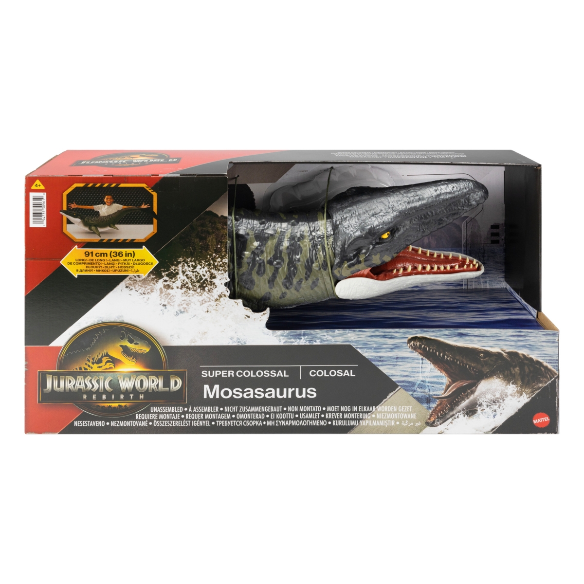 Jurassic World® filmi hiiglaslik Mosasaurus, 91cm