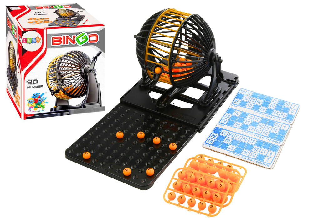 Lauamäng “Bingo”, must-oranz