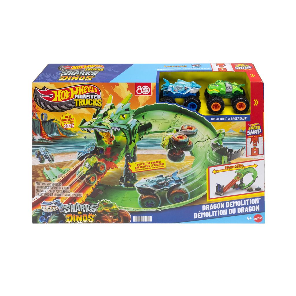 Hot Wheels® Monster Trucks – Hävitusdraakoni rada