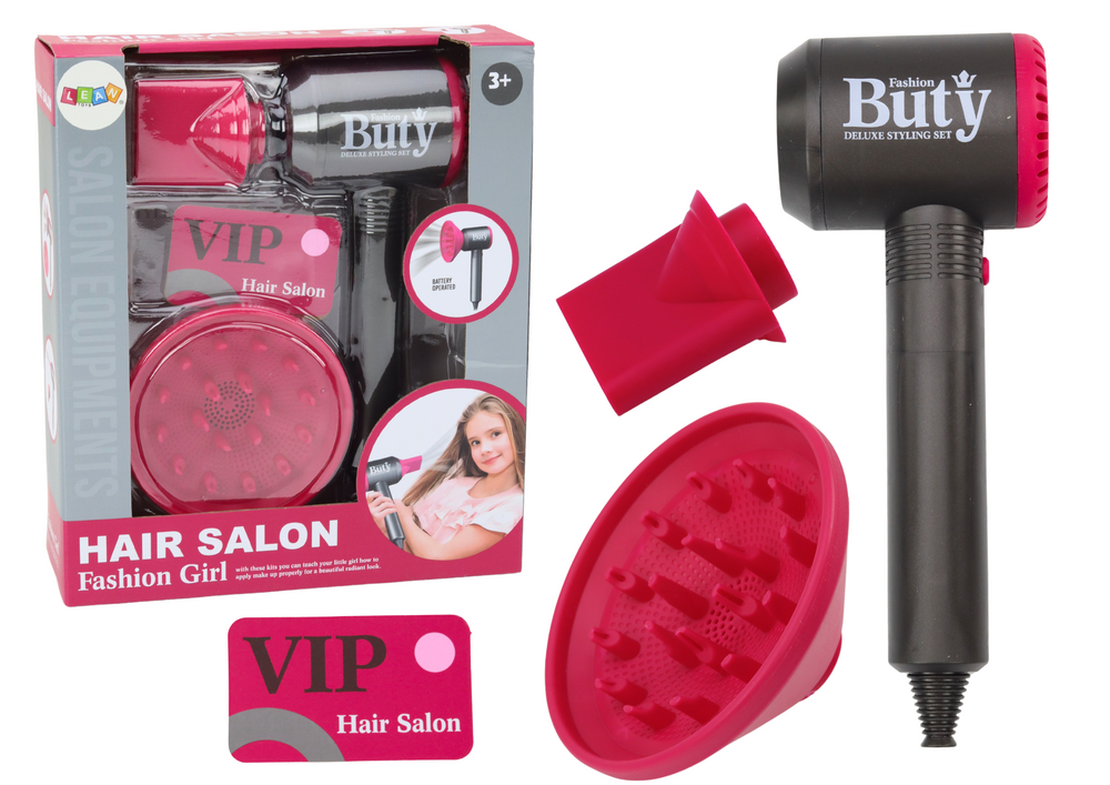 Laste föön erinevate otsikute ja õhuvooluga