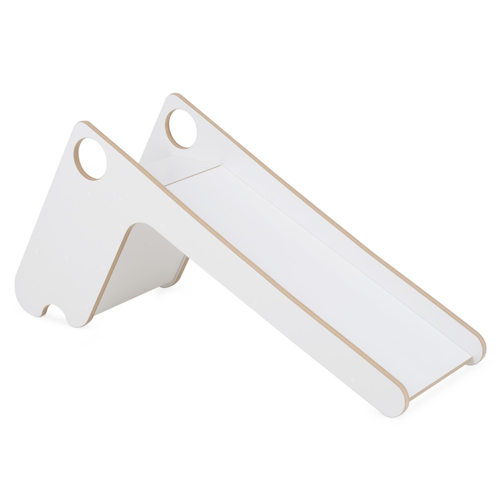 Puidust liumägi, valge, 115cm