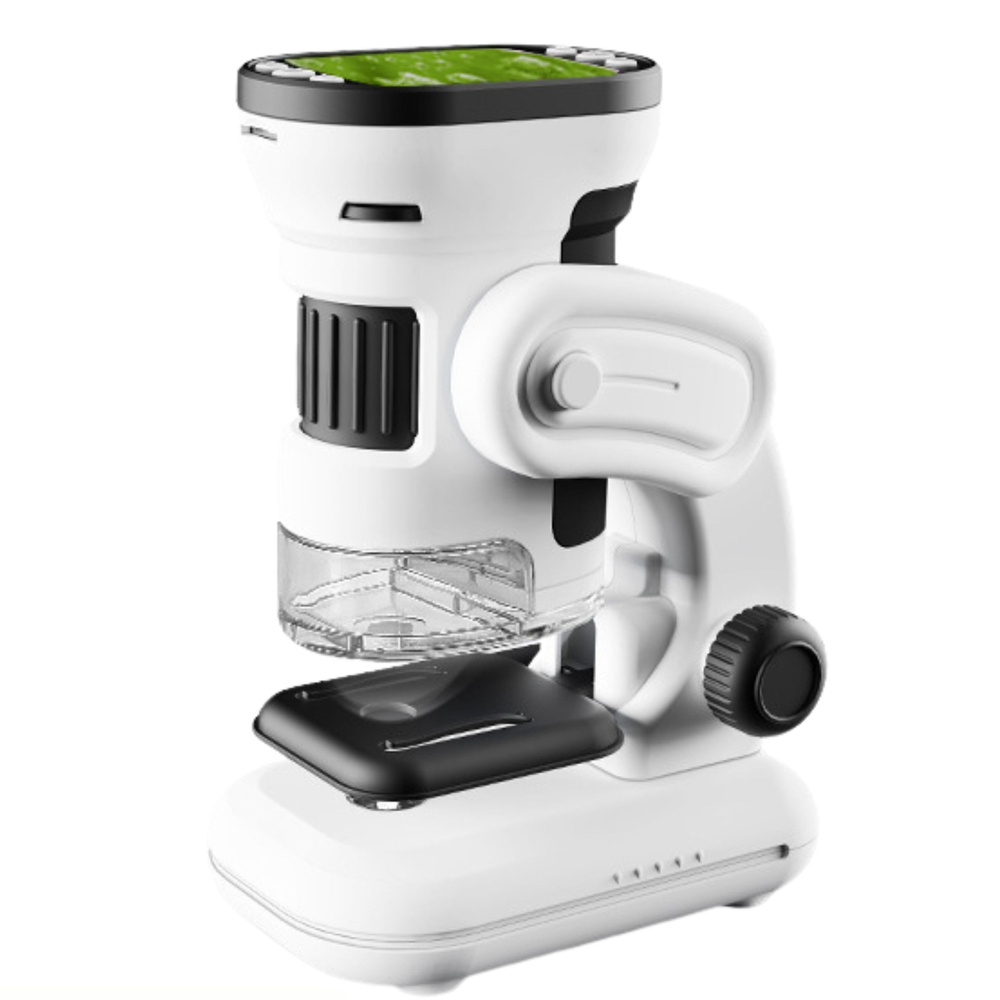 Laste õppemikroskoop, HD-ekraan, 1000x