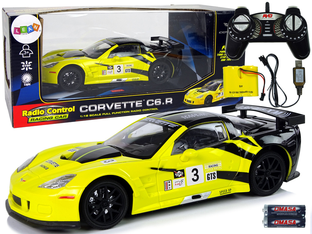 Raad.auto Corvette C6.R, 1:18, kollane