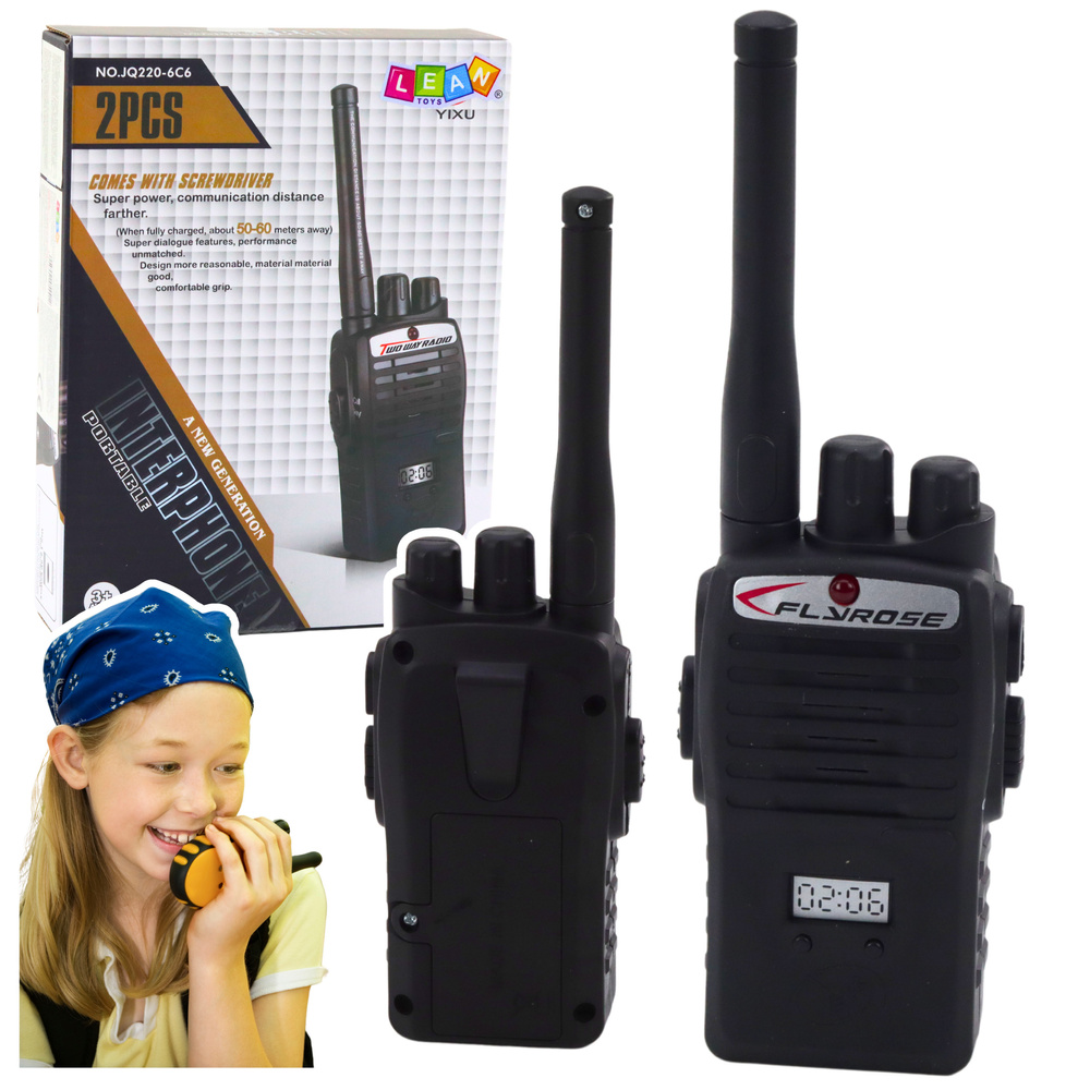 Laste raadiosaatjad “Walkie Talkie”, leviala 50-60m