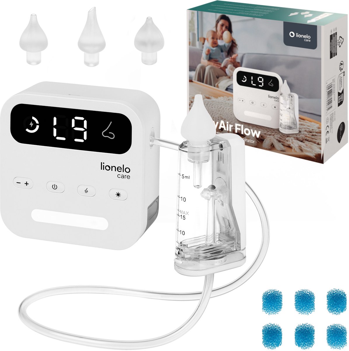 Juhtmevaba ninaaspiraator Lionelo “Baby Air Flow”