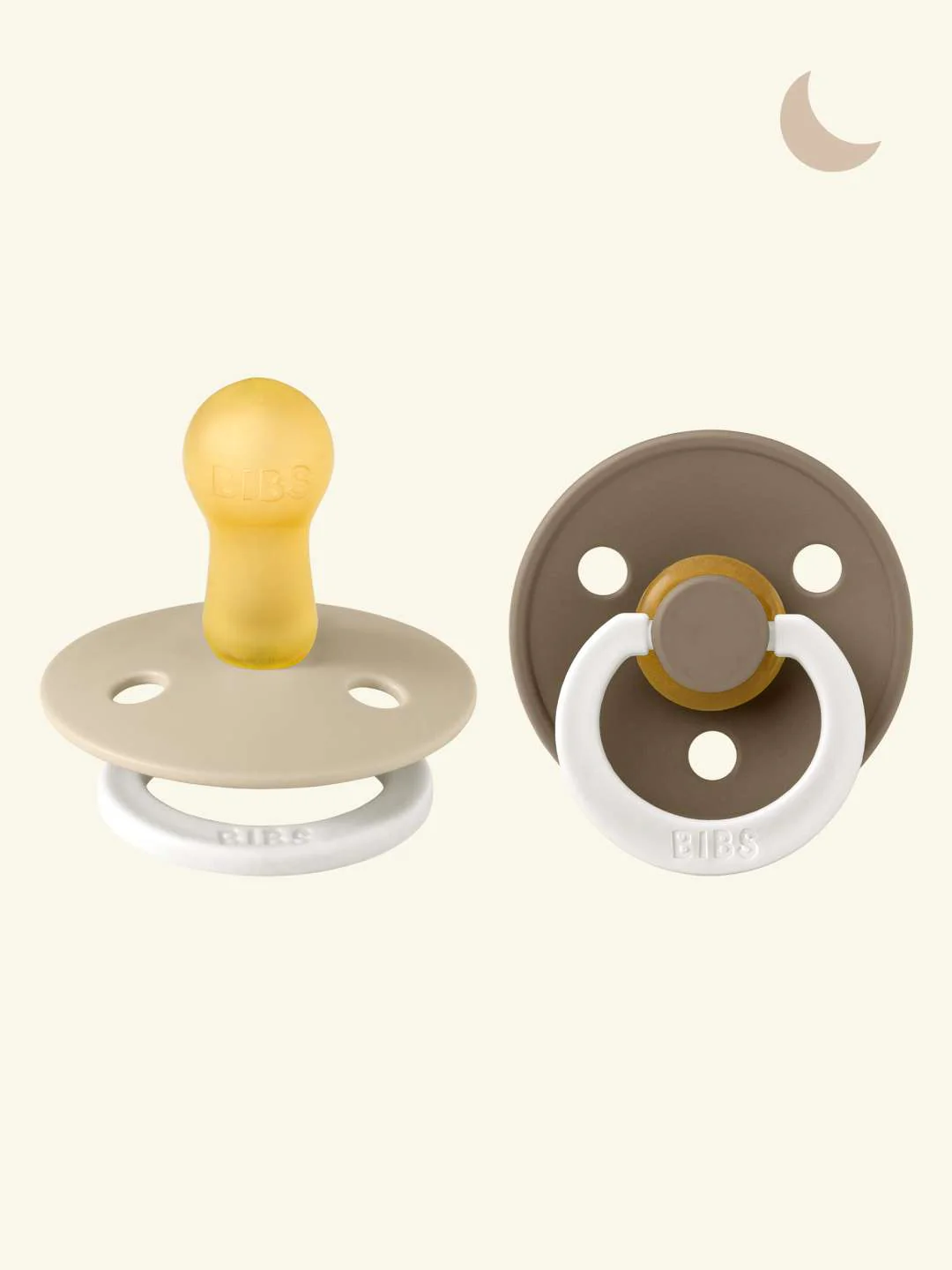 Bibs Colour kirsikujulised öölutid 2tk, 0-6 kuud “Vanilla Night/Dark Oak Night”