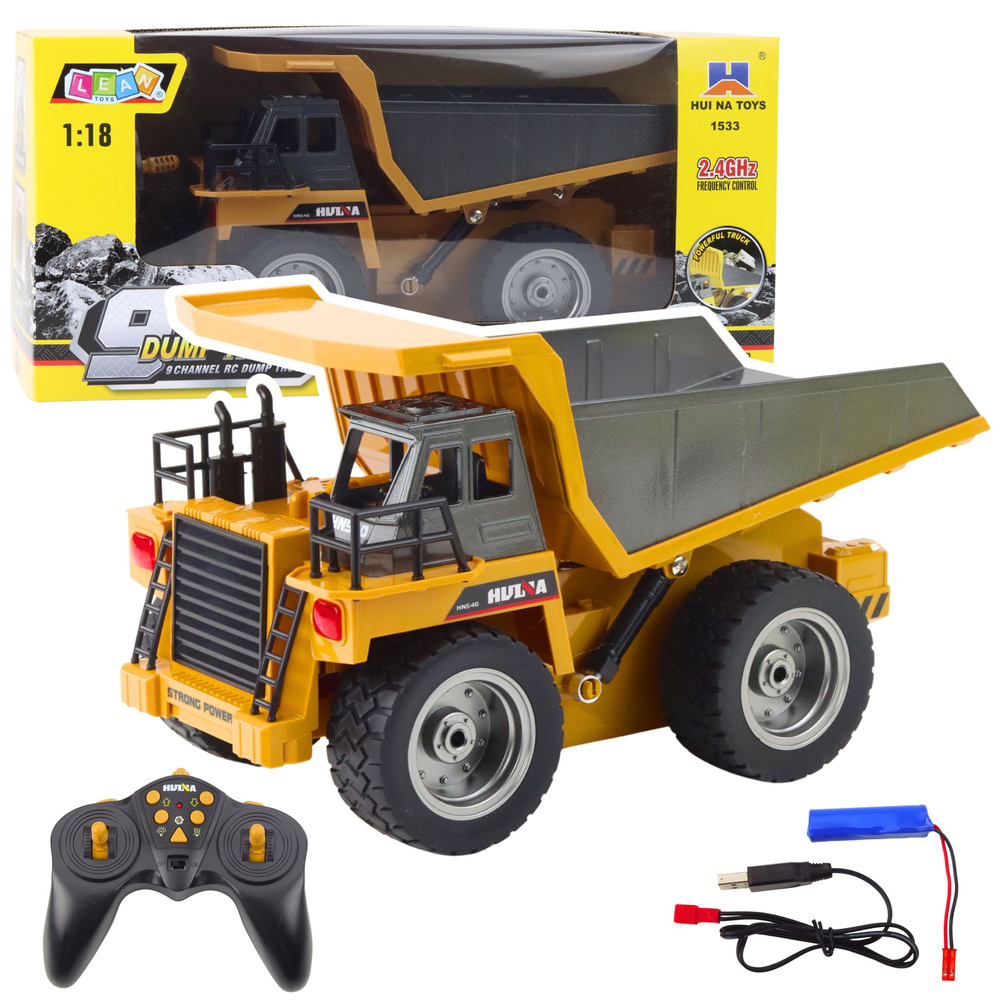 Raad.veoauto “Dump Truck”, 1:18, 29cm