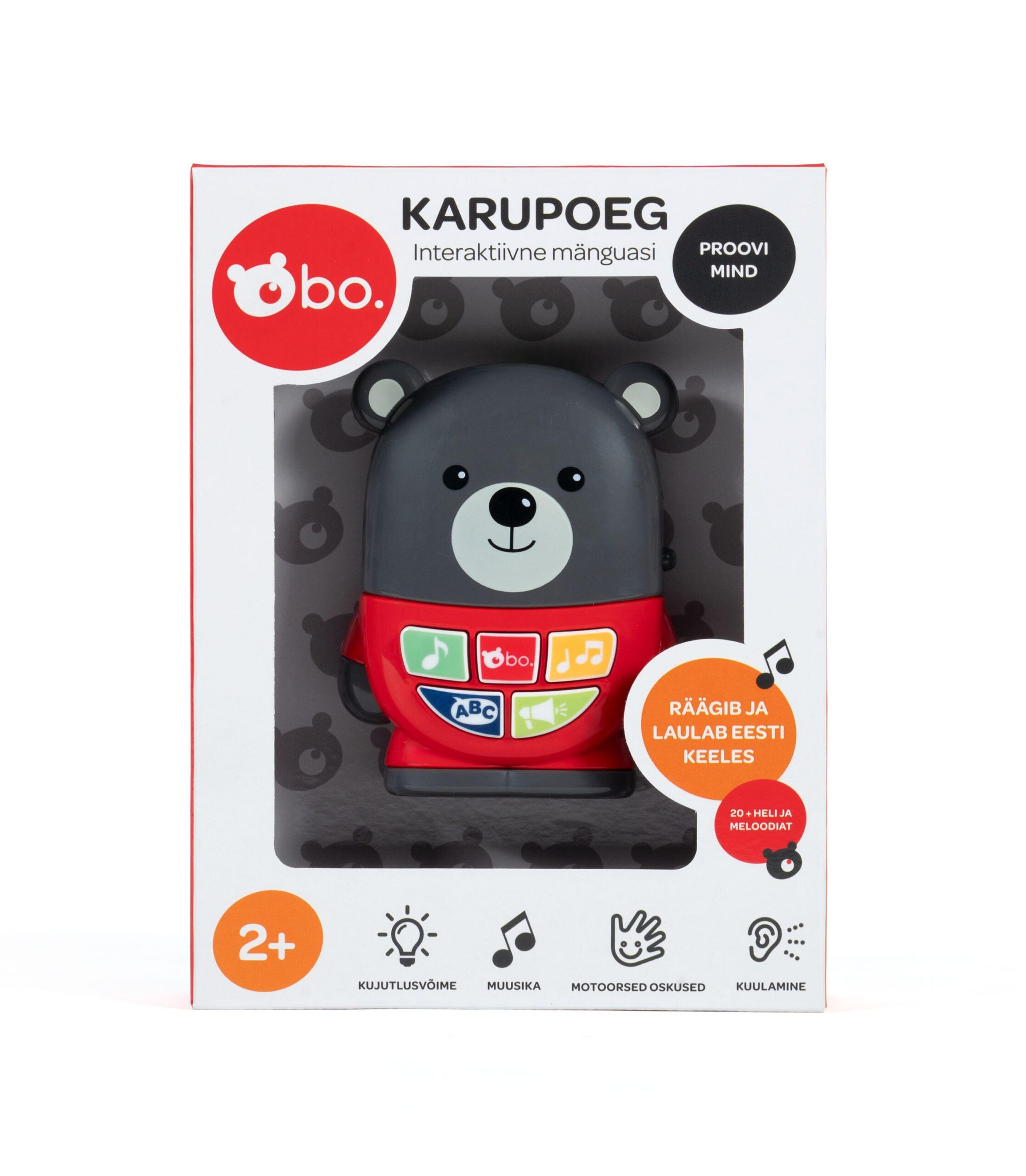 bo. Interaktiivne mänguasi “Karupoeg”, eesti keeles