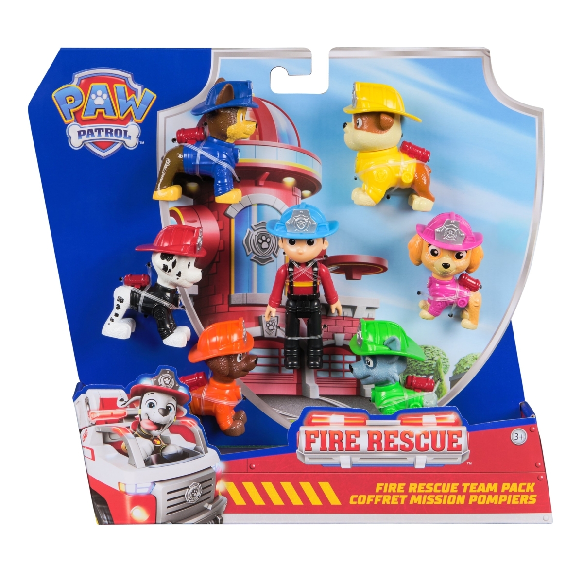 Käpapatrulli figuuride komplekt “Fire Rescue”