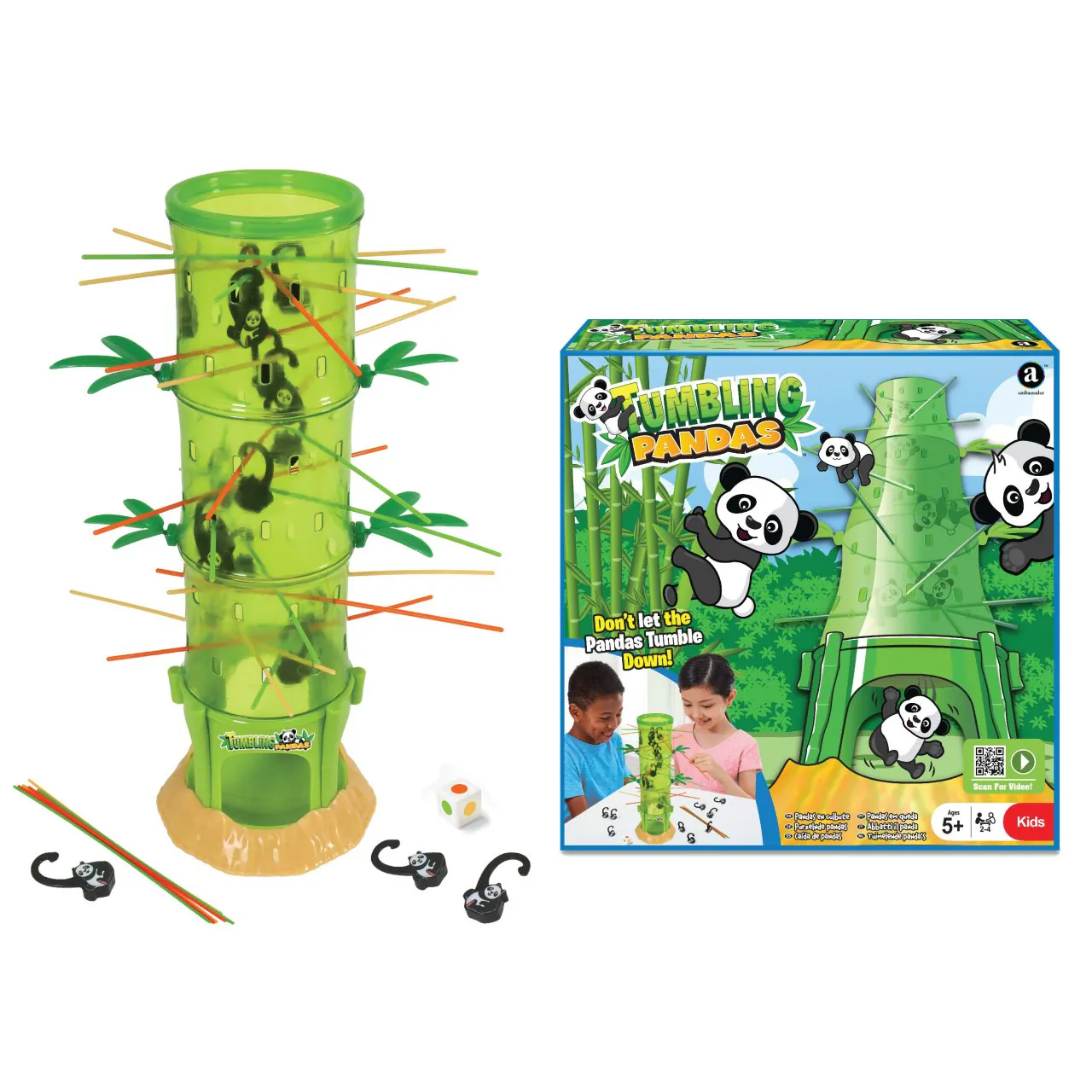 Lauamäng “Tumblin’ Pandas”