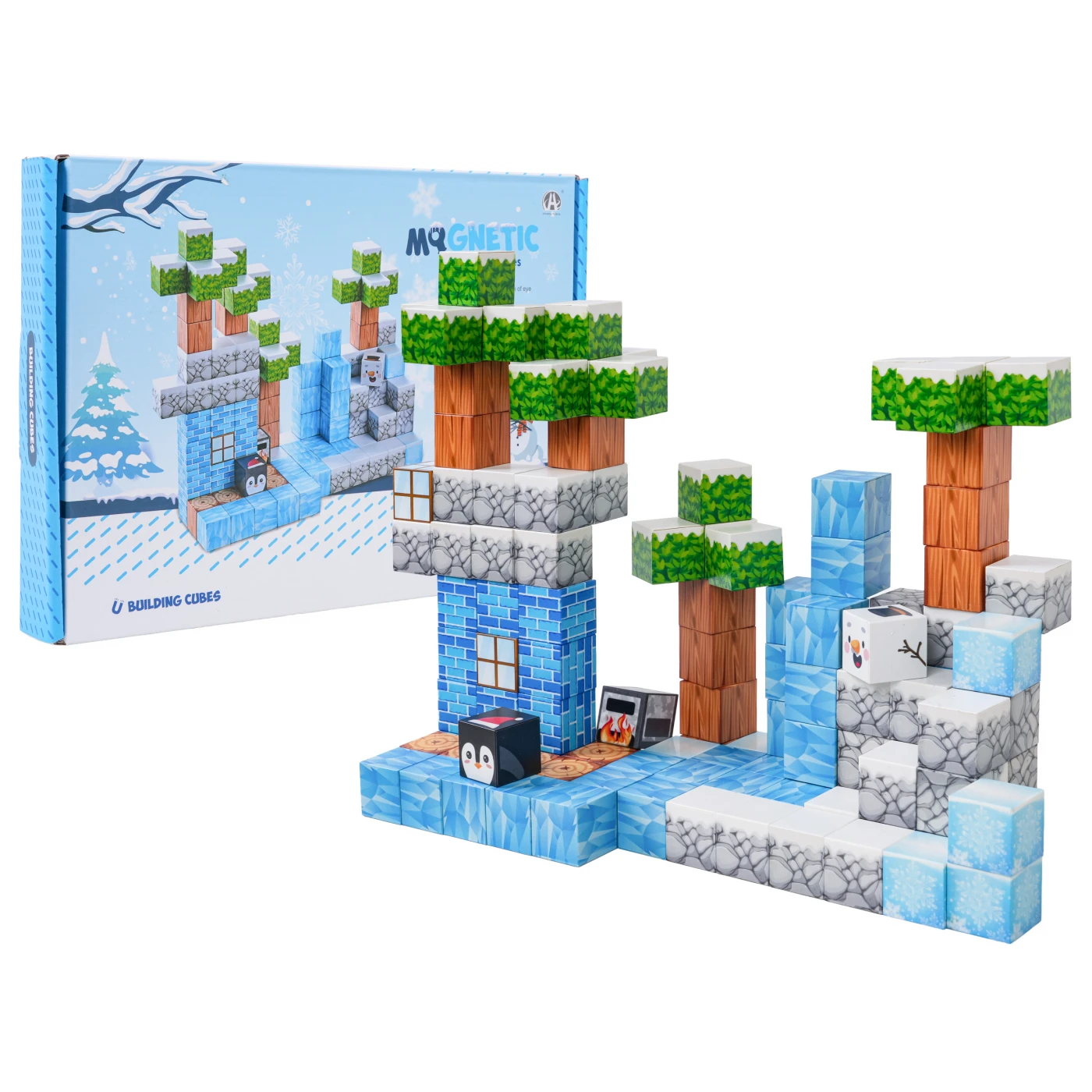 Magnetkuubikute komplekt, 113-osaline – loo enda “Minecrafti” maailm!