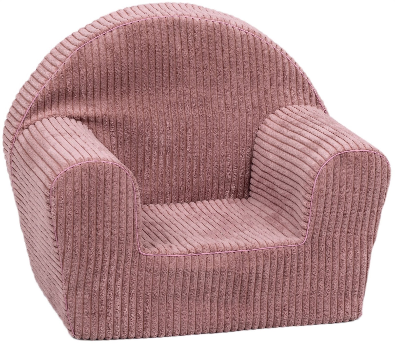 Laste tugitool velvetist, roosa