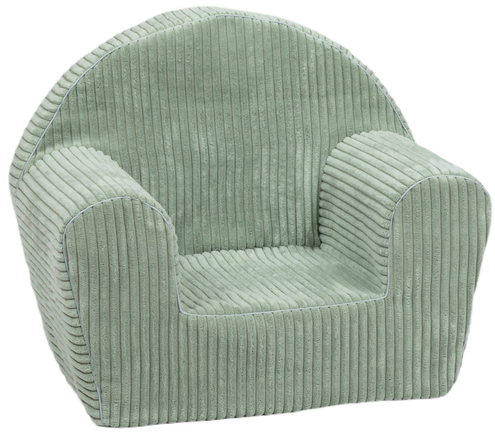 Laste tugitool velvetist, roheline