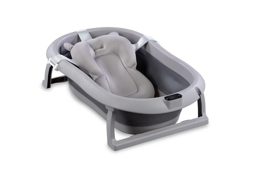 Beebivann termomeetri ja jalgadega “Dunkel”, grafiit