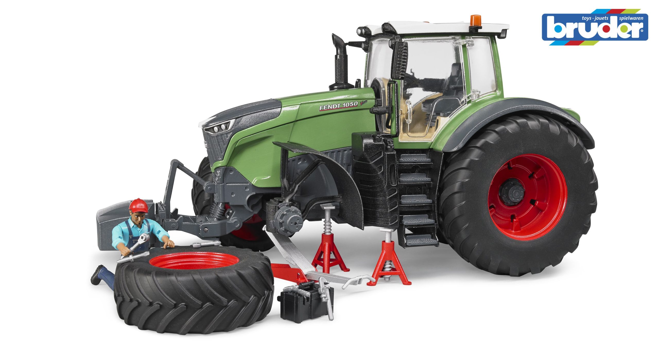 Bruder Fendt Vario mehhaaniku ja tööriista komplektiga, 1:16