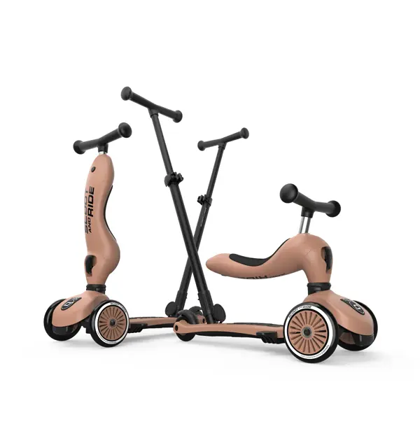 Scoot and Ride ratas Highwaykick 1 “Push and Go”, Go Mocha