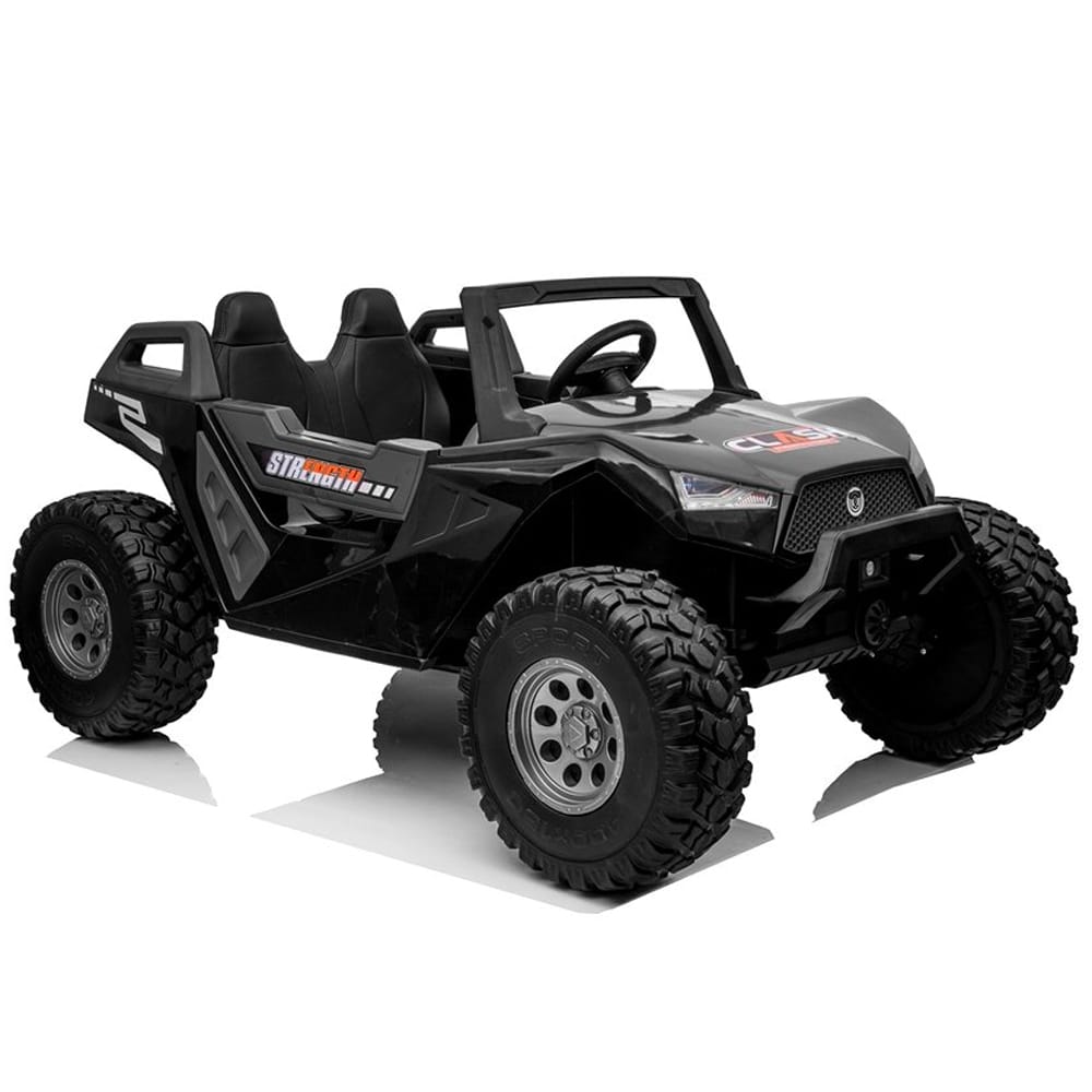 Laste elektriline Mega Buggy Clash 4×4, 24V, 800W – must (kokkkupandud mudel!)