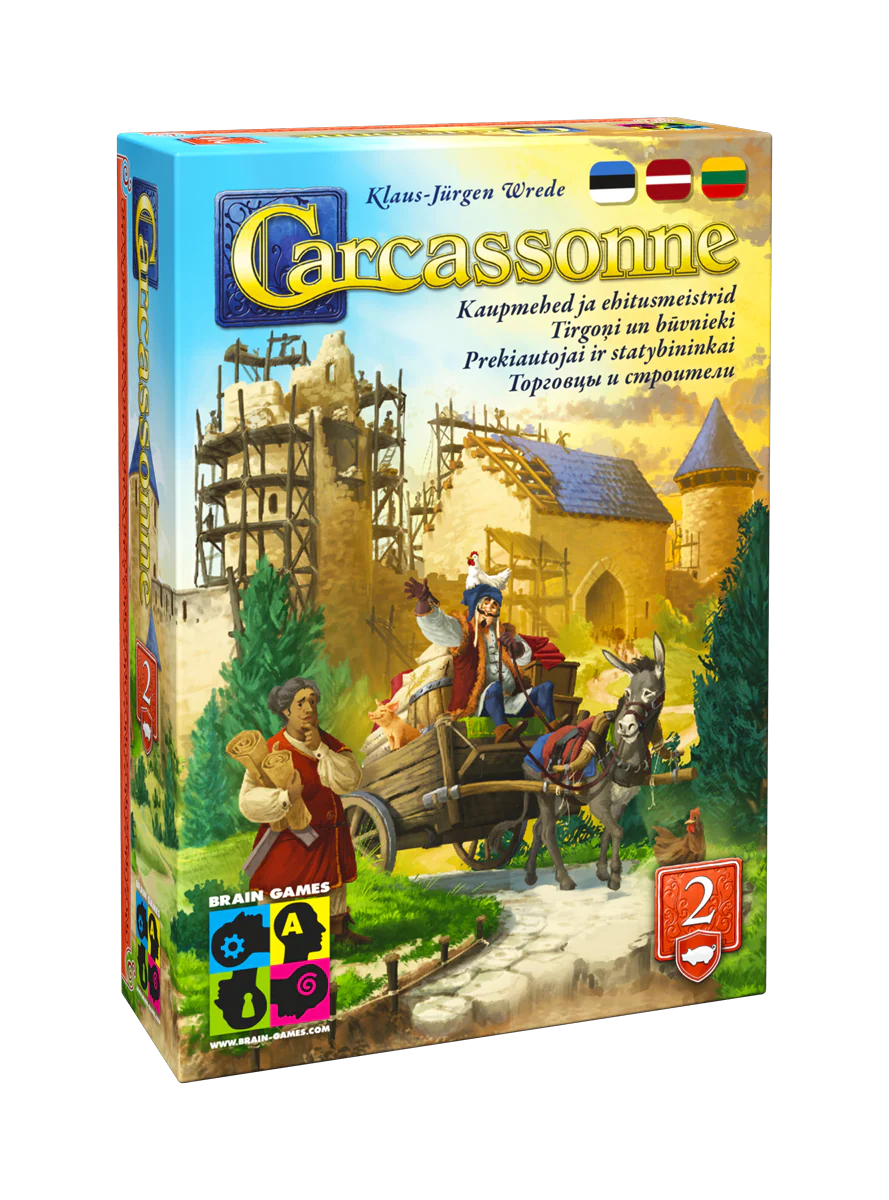 Brain Games lauamäng “Carcassonne: 2. Kaupmehed ja ehitusmeistrid (2025)”