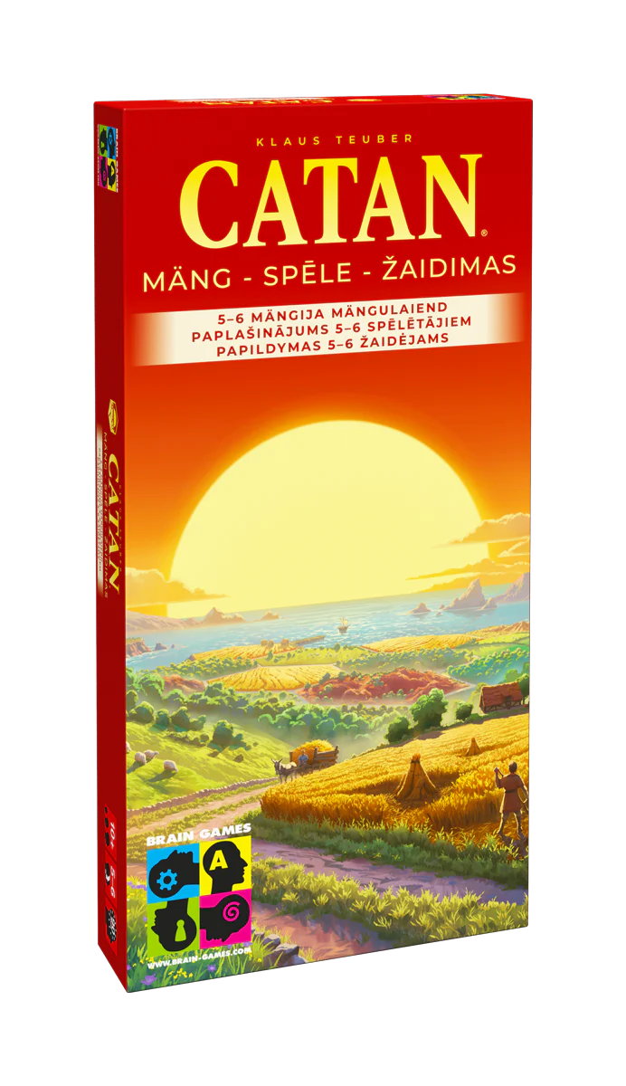 Brain Games lauamäng “Catan: 5-6 mängija mängulaiend (2025)”