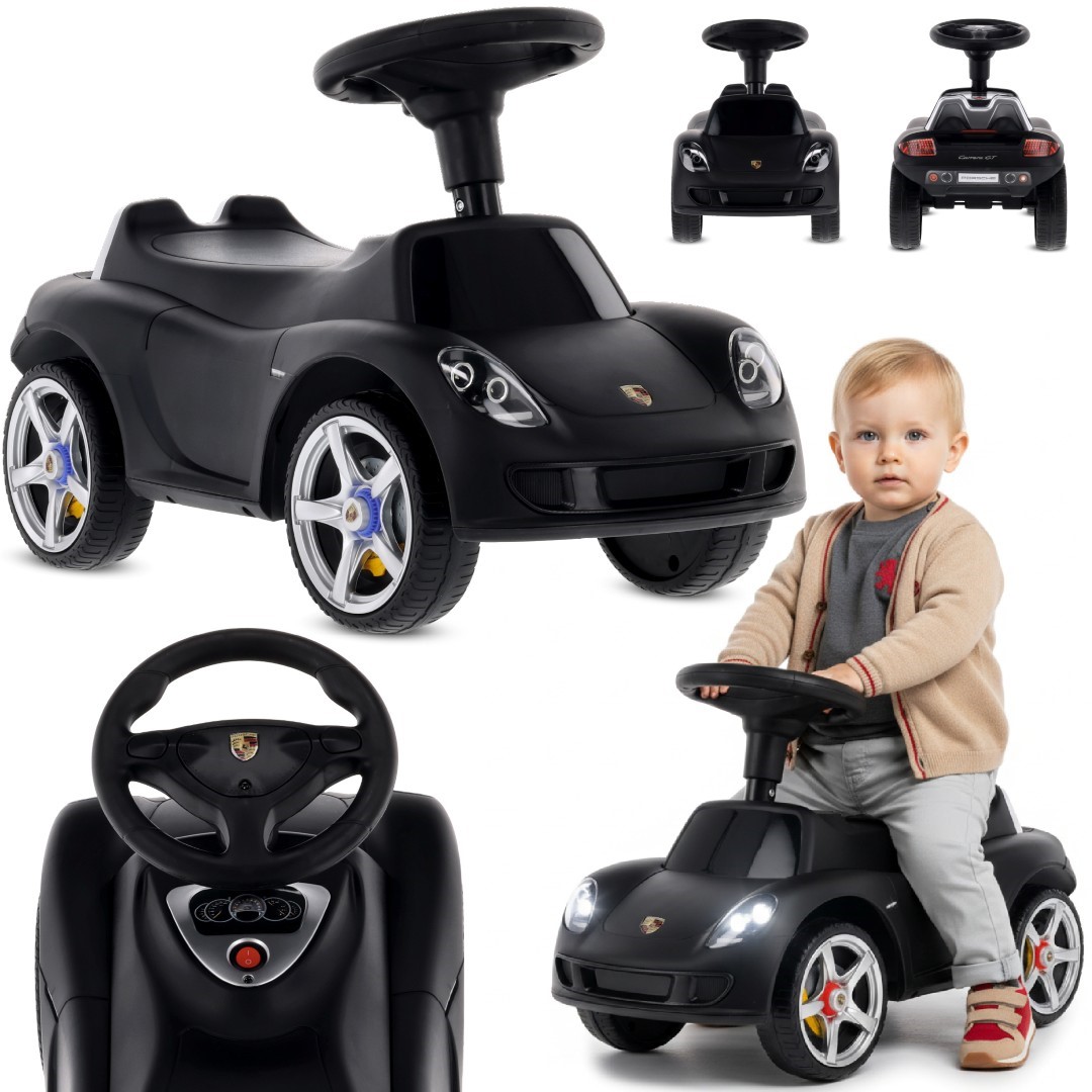Pealeistutav laste tõukeauto Porsche Carrera GT, heli- ja valgusefektid