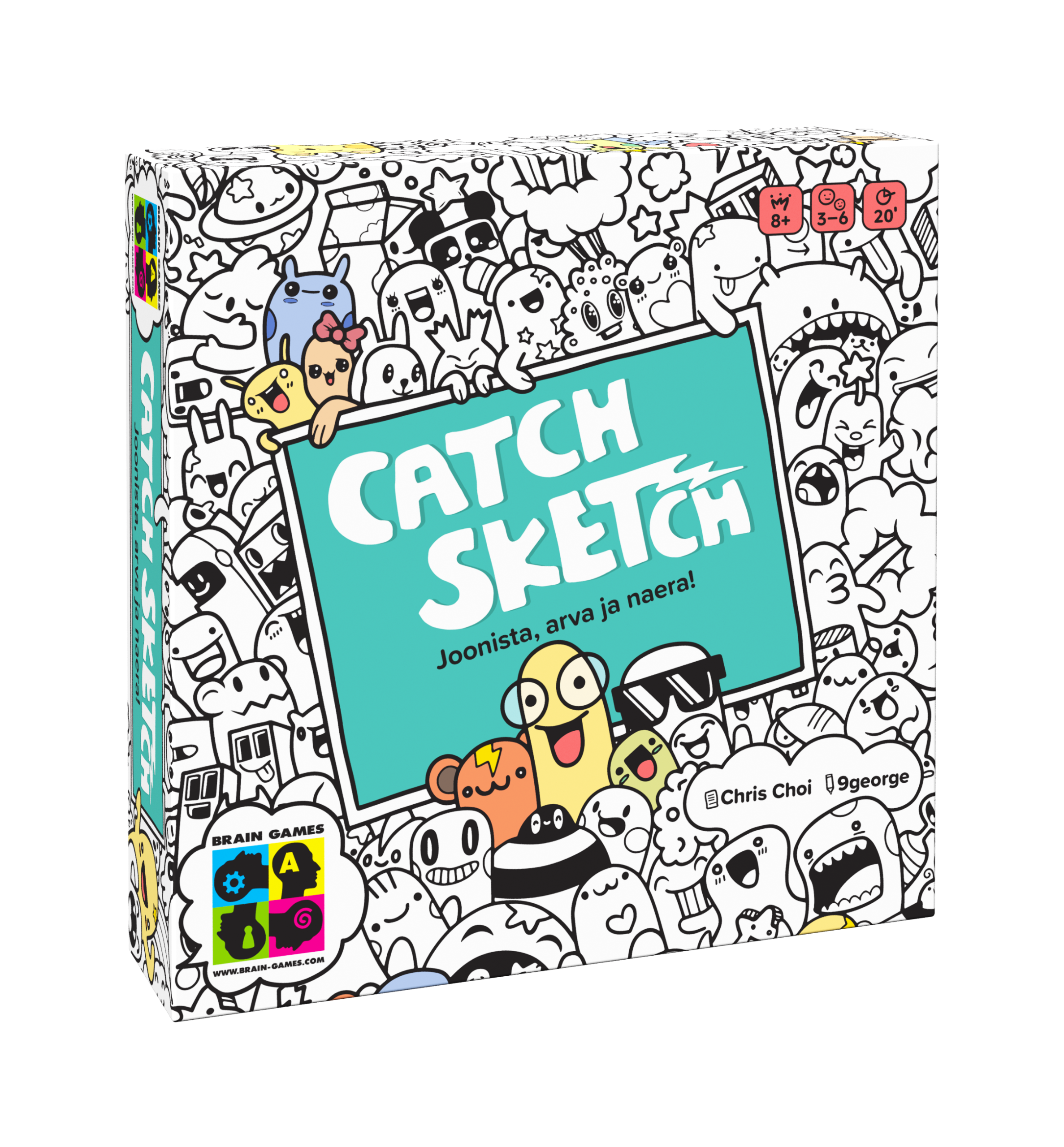 Brain Games lauamäng “Catch Sketch”