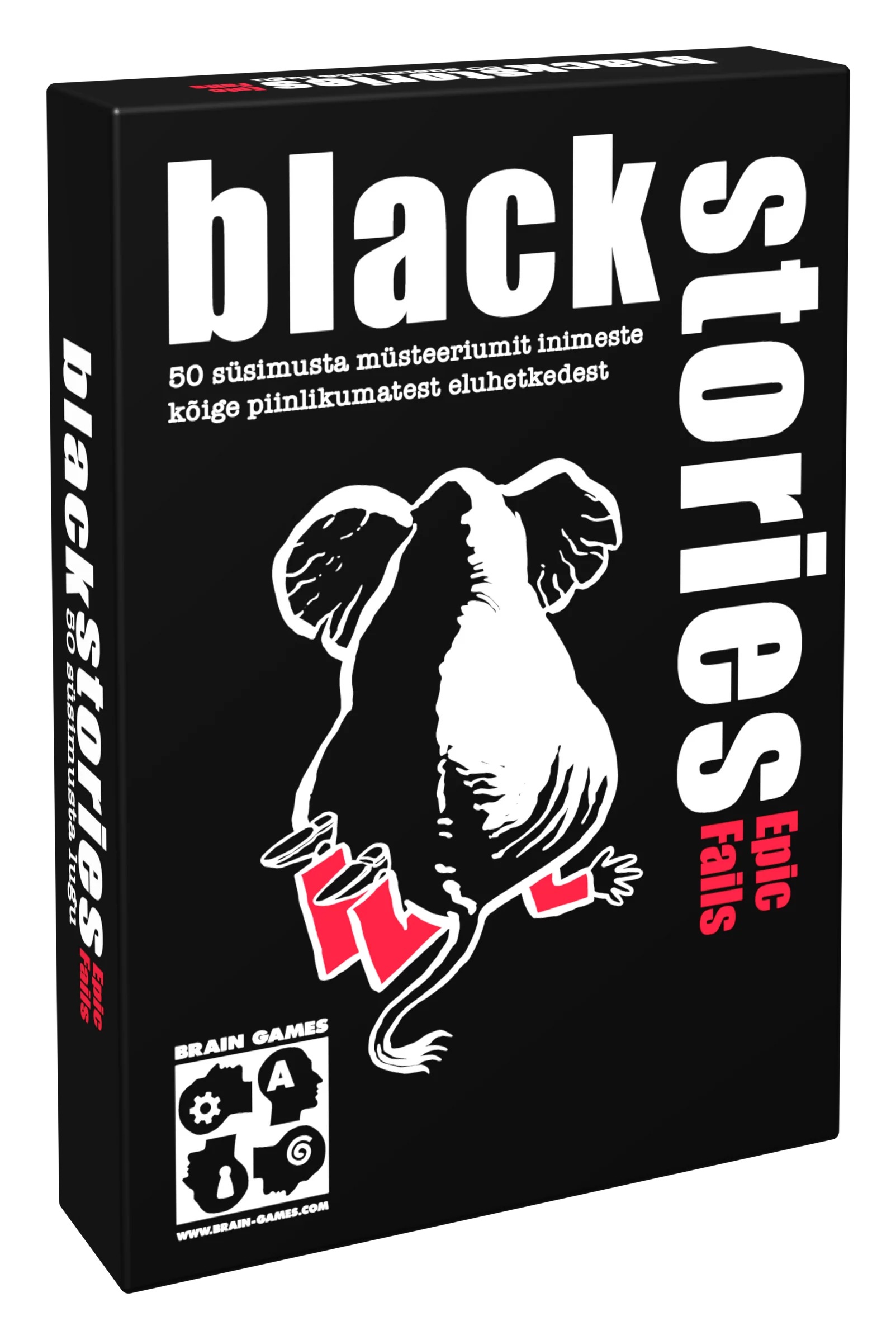 Brain Games lauamäng “Black Stories Epic Fails”