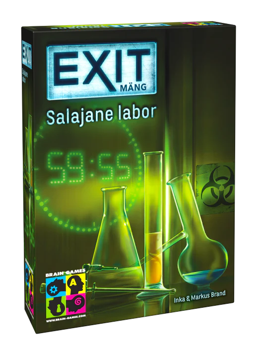 Brain Games lauamäng “EXIT: Salajane labor”