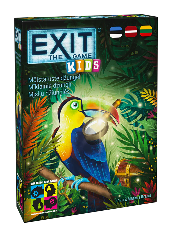 Brain Games lauamäng “EXIT Kids: Mõistatuste džungel”