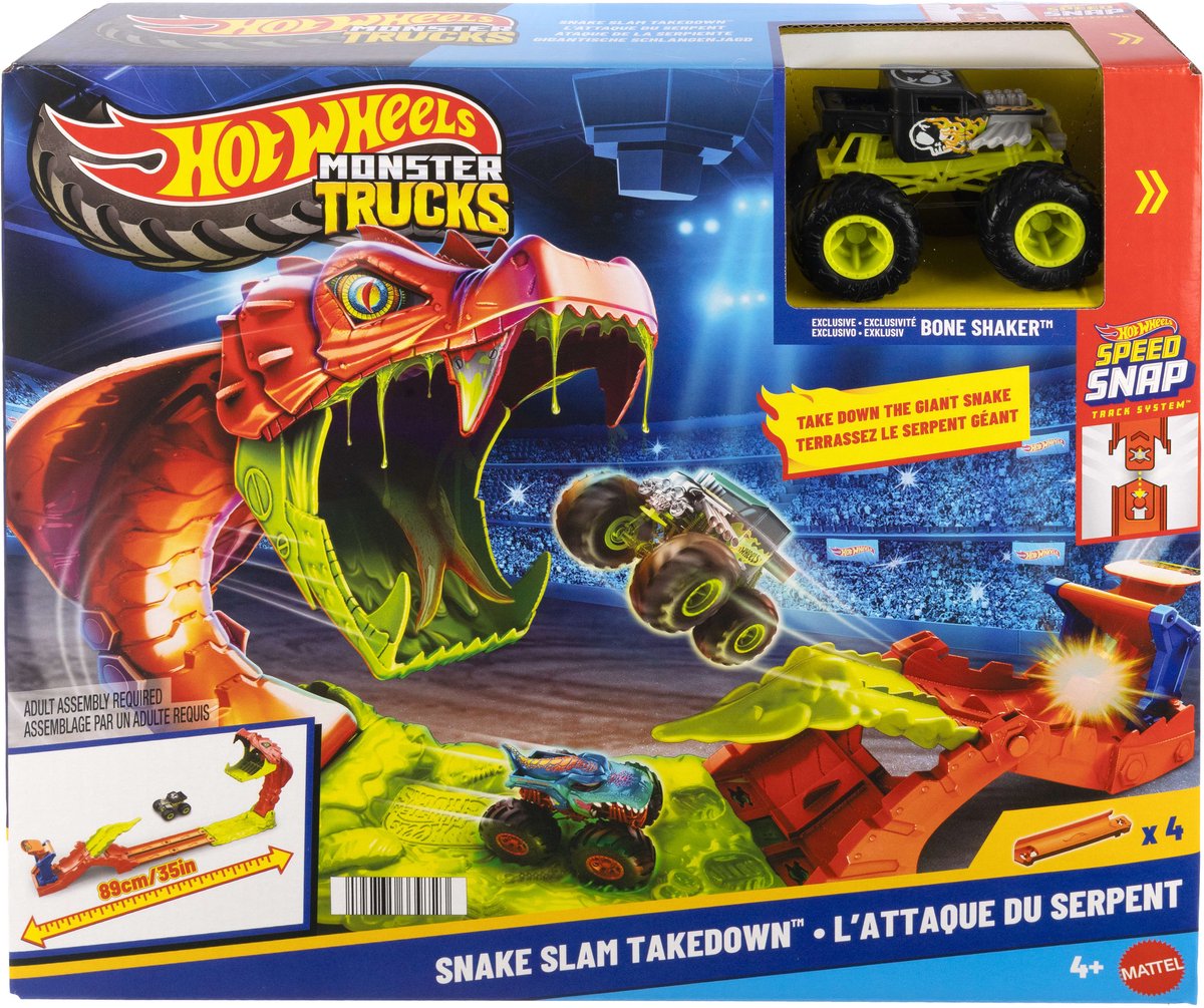 Hot Wheels® Monster Trucks “Snake Bite Takedown”