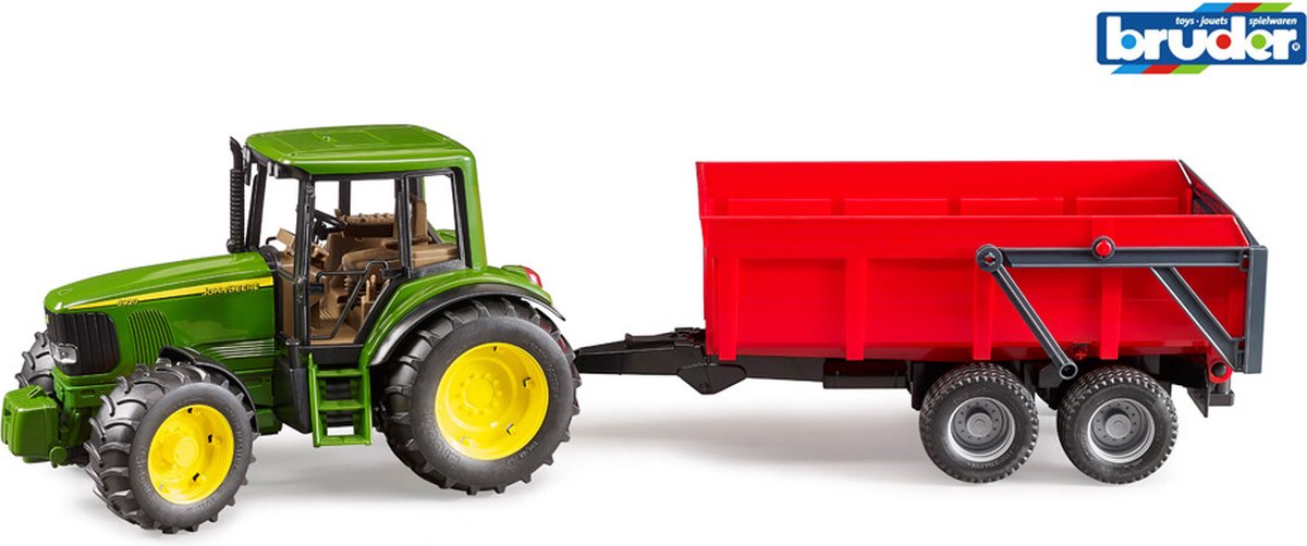 Bruder John Deere 6920+haagis, 1:16
