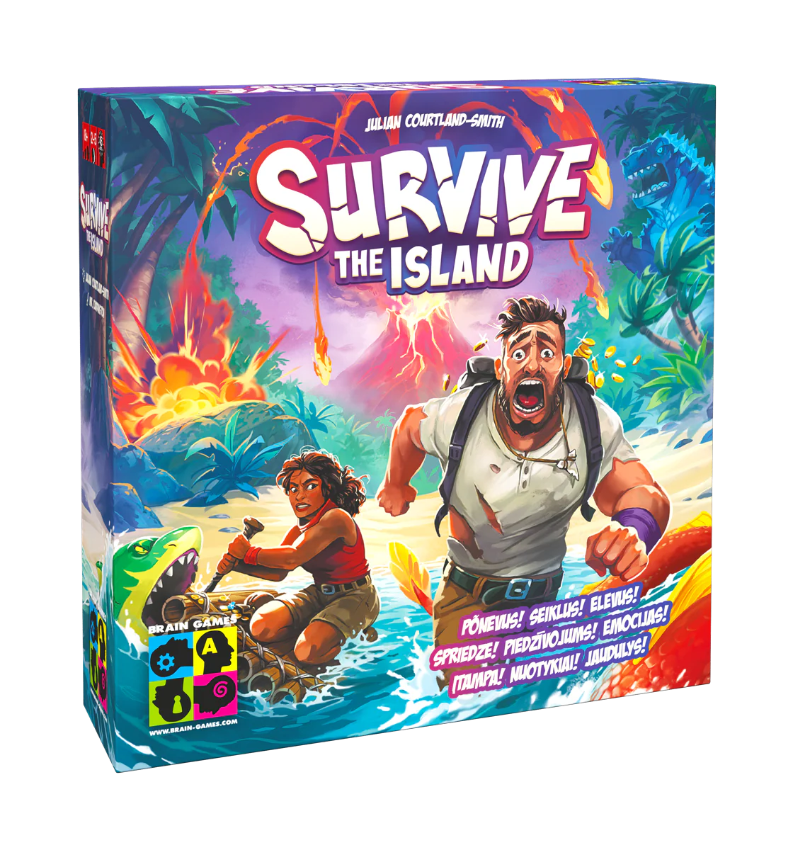Brain Games lauamäng “Survive the Island”