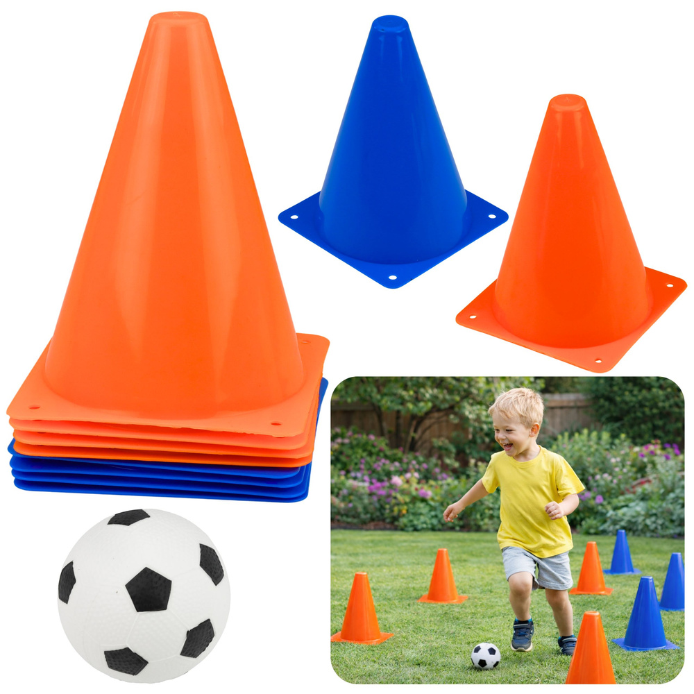 Mängu- ja treeningkoonused + pall, 8tk