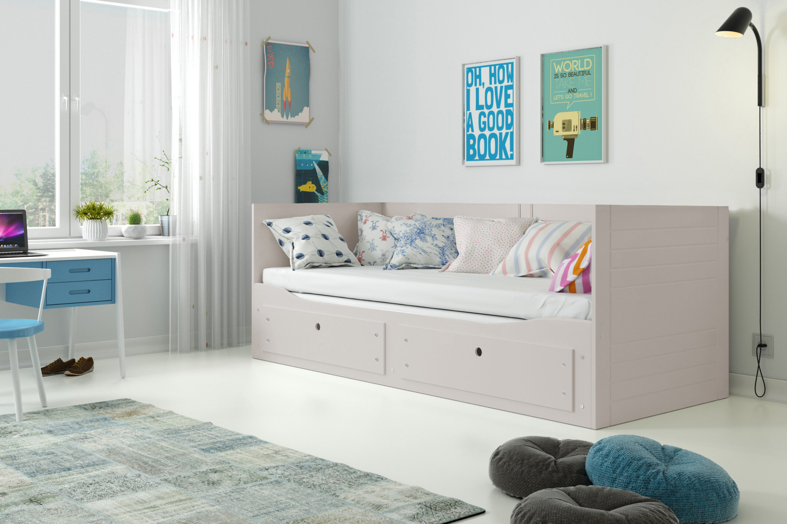 Puidust lastevoodi “Hermes”, beez